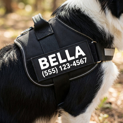Personalized name and phone patch